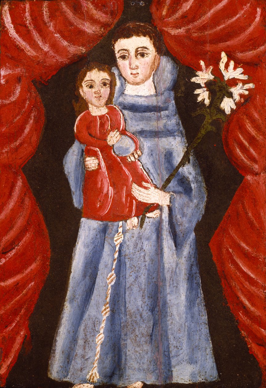 Heiliger Antonius von Padua von Eighteenth Century Novice