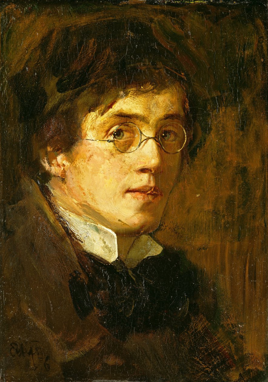 Selbstporträt von Hjalmer Eilif Emanuel Peterssen