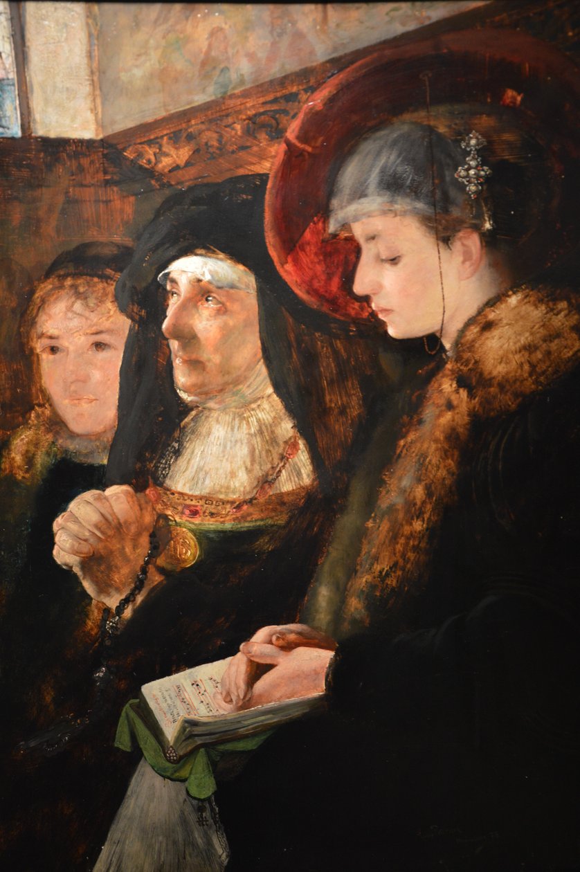 Unter dem Psalmengesang von Hjalmer Eilif Emanuel Peterssen