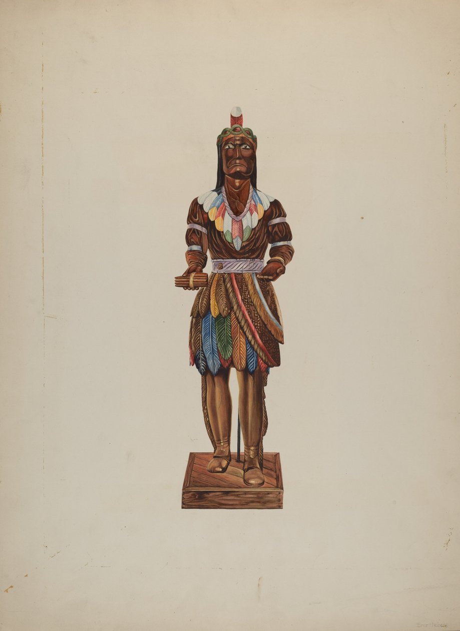 Indianer im Zigarrengeschäft von Einar Heiberg