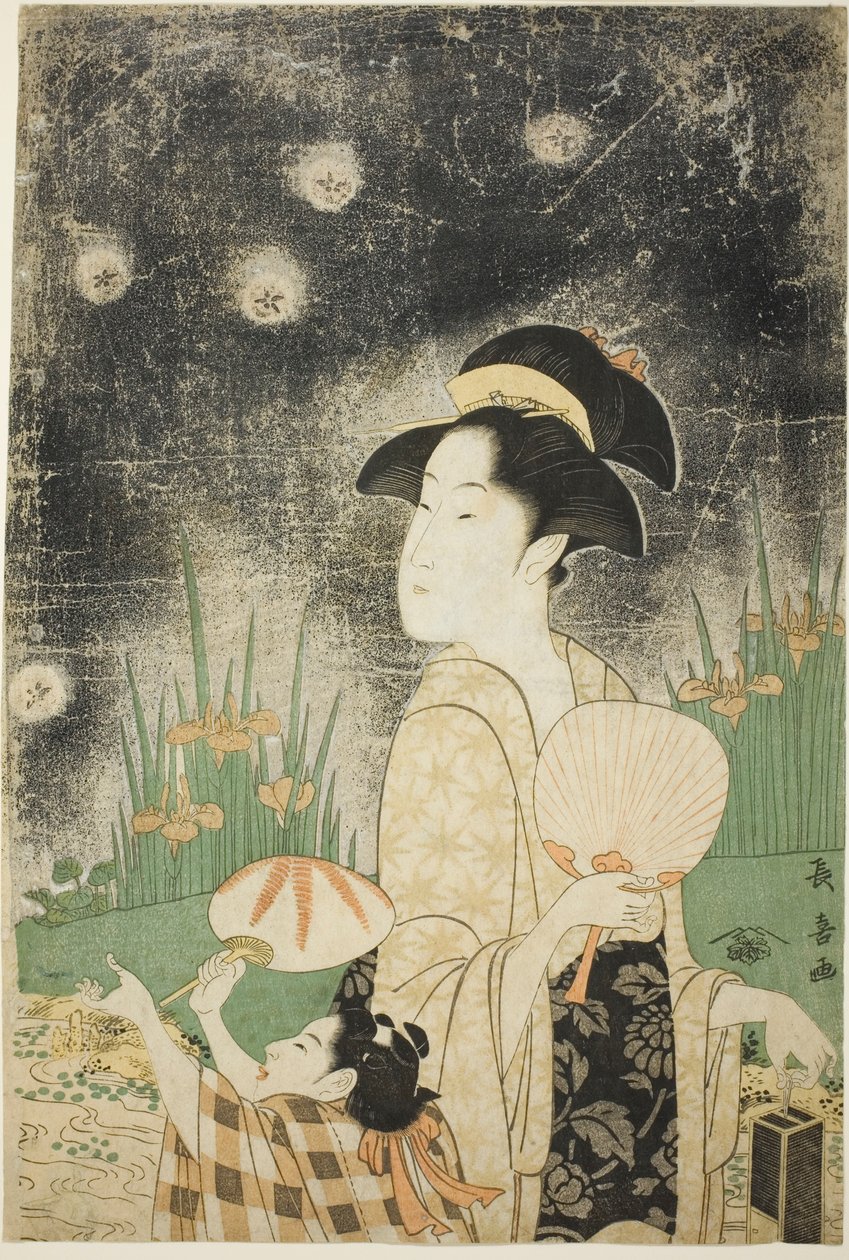 Glühwürmchen fangen von Eishōsai Chōki