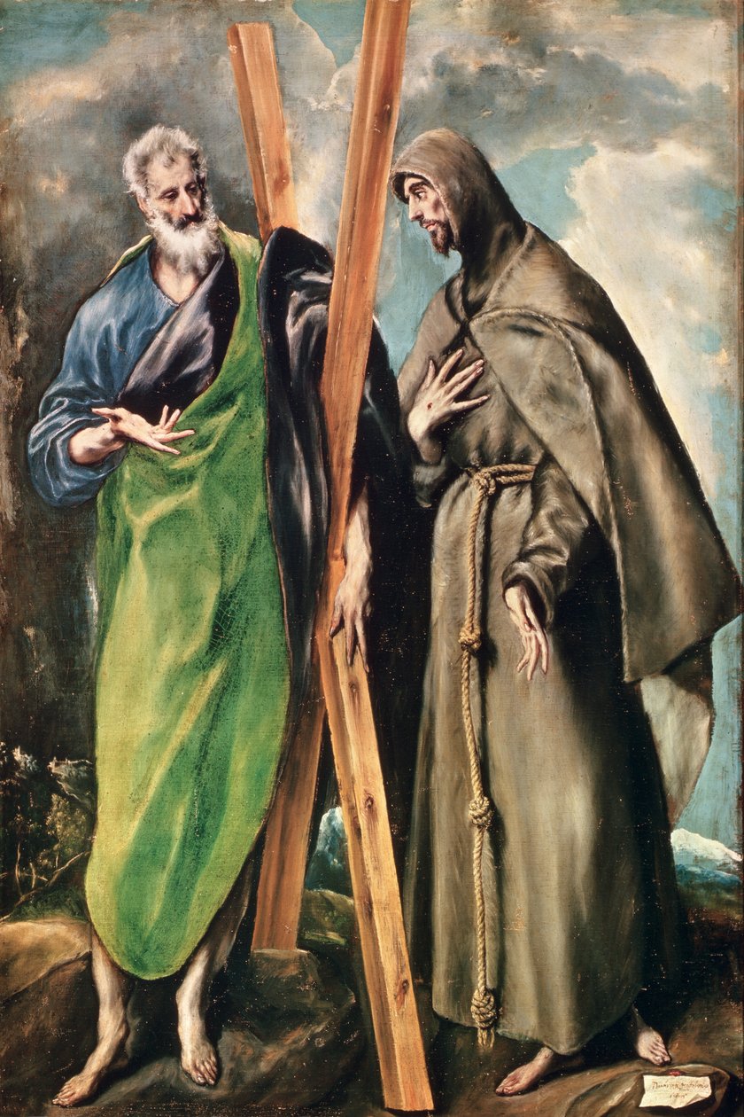 SS. Andreas und Franz von Assisi, nach 1576 von El Greco