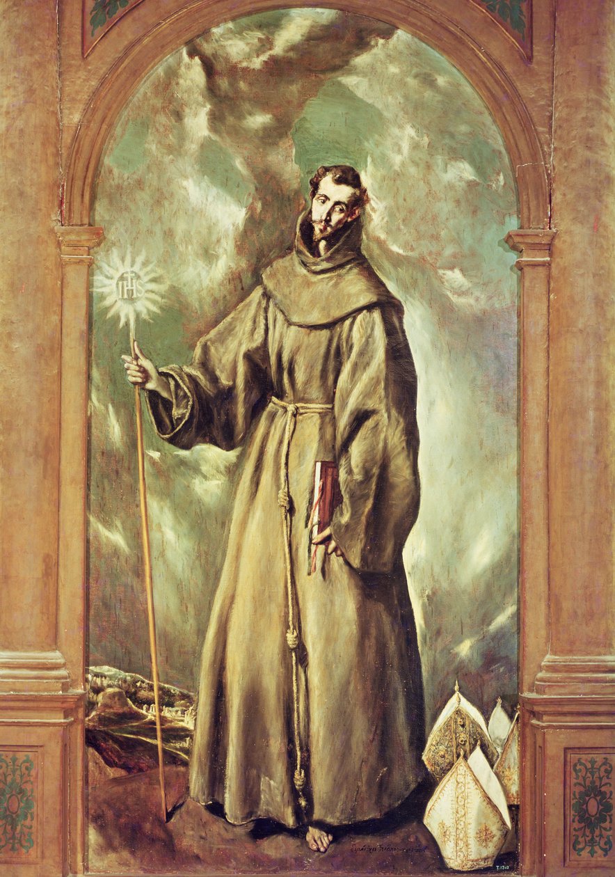 Heiliger Bernhard von Clairvaux, 1603 von El Greco
