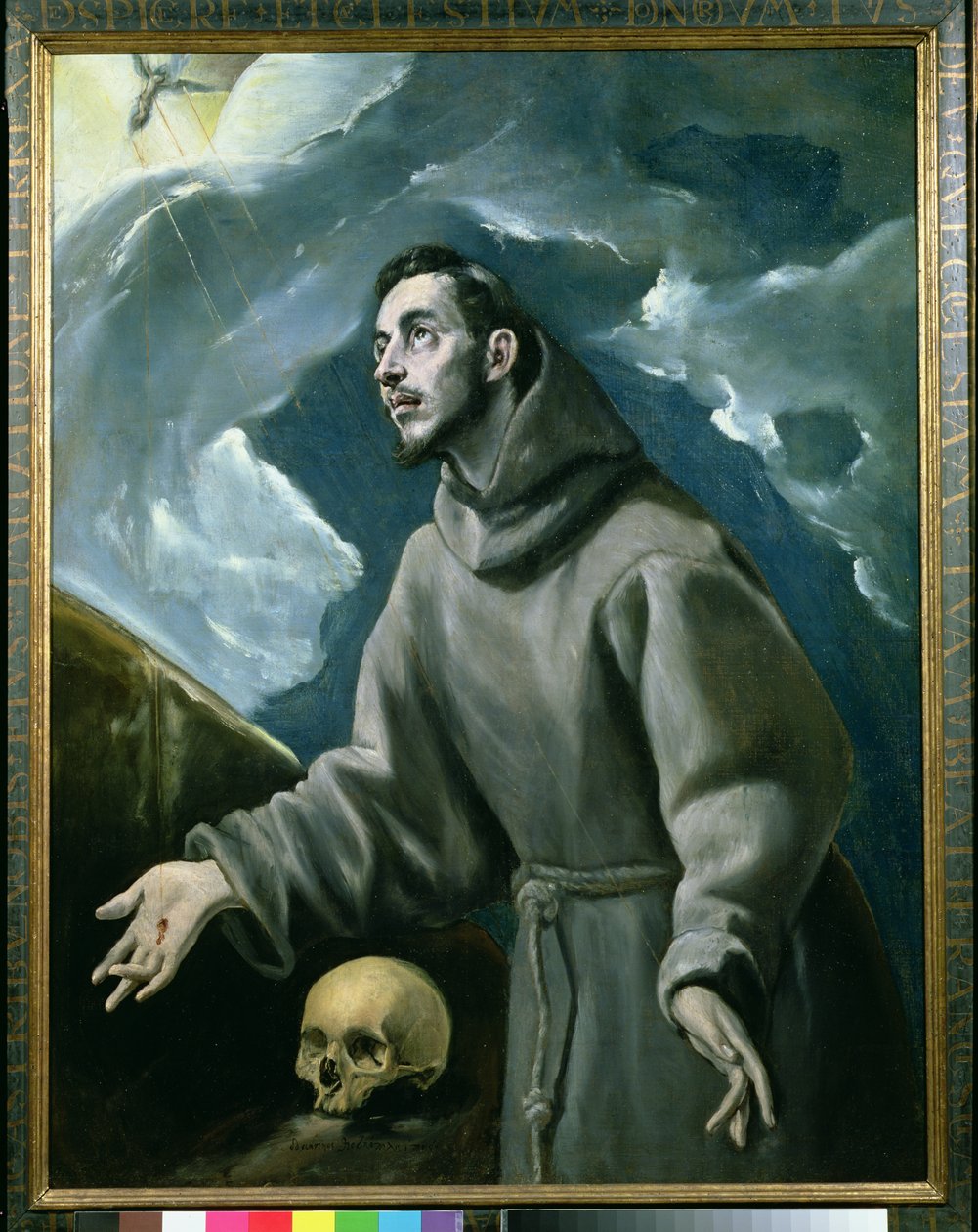 Der heilige Franziskus empfängt die Stigmata von El Greco