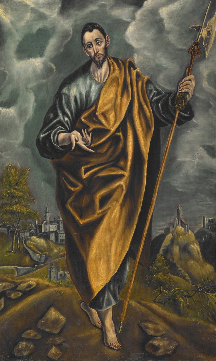 St. Judas Thaddäus oder St. Thomas von El Greco