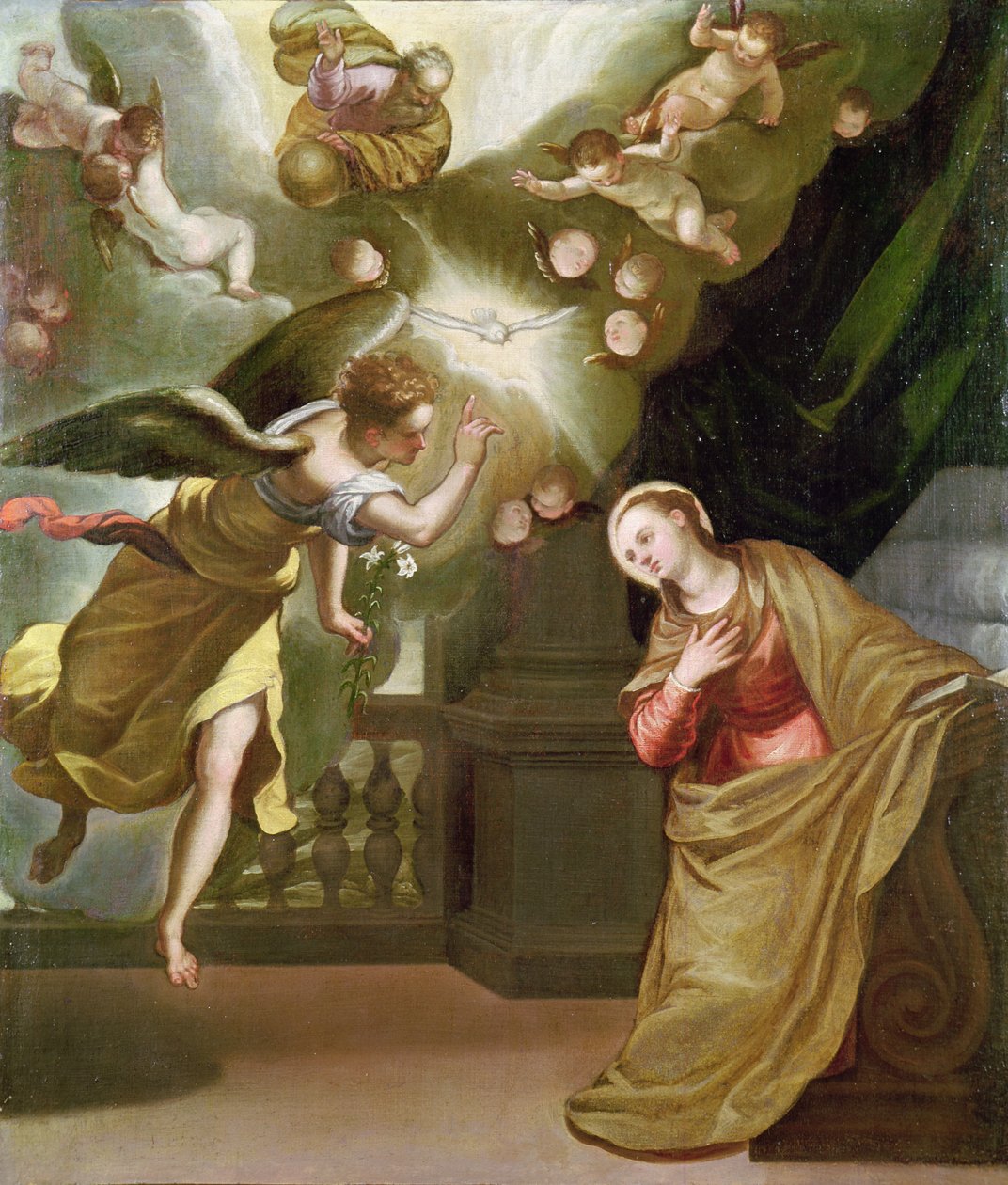Die Verkündigung, ca. 1565 von El Greco