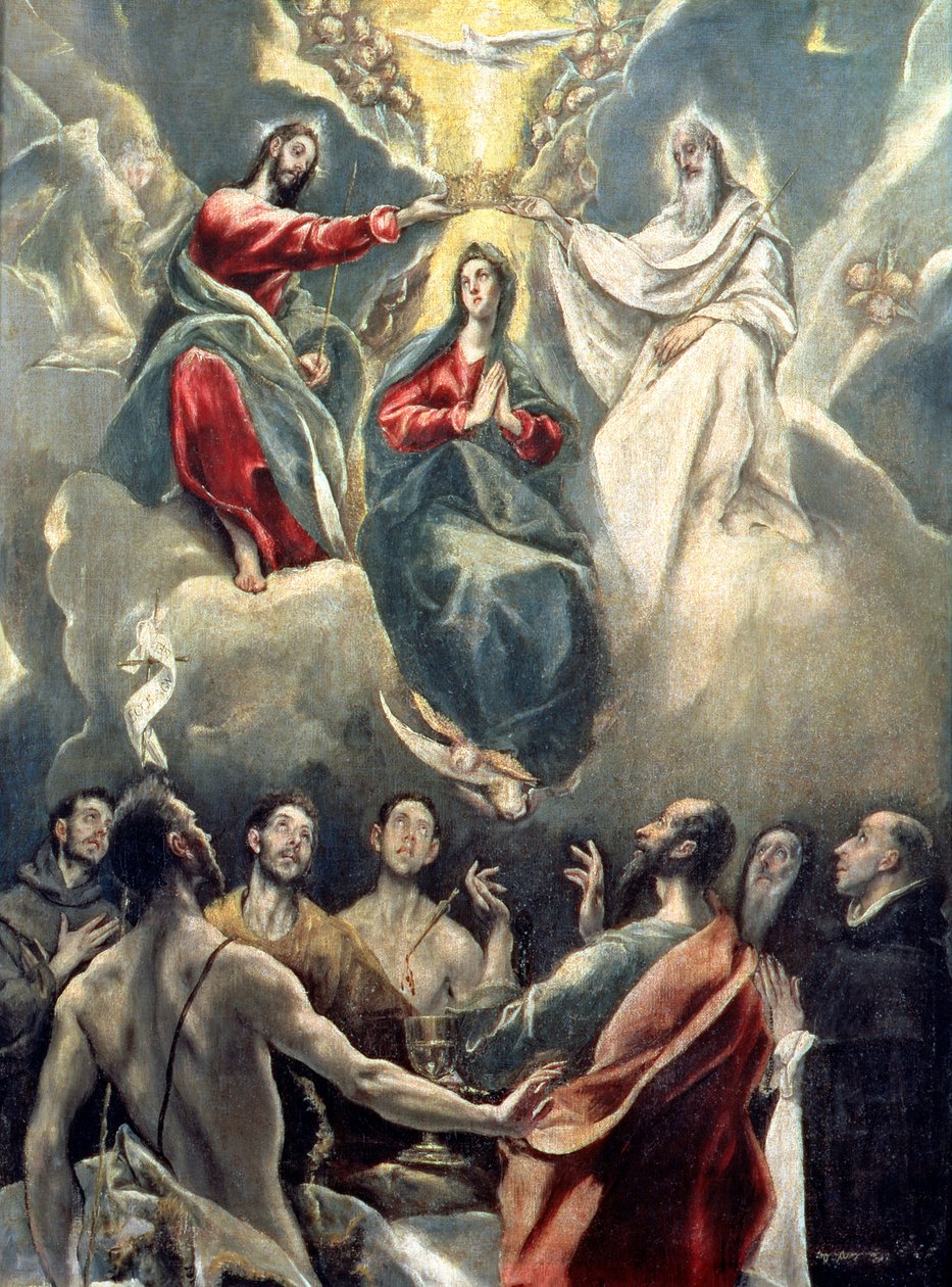 Die Krönung der Jungfrau von El Greco