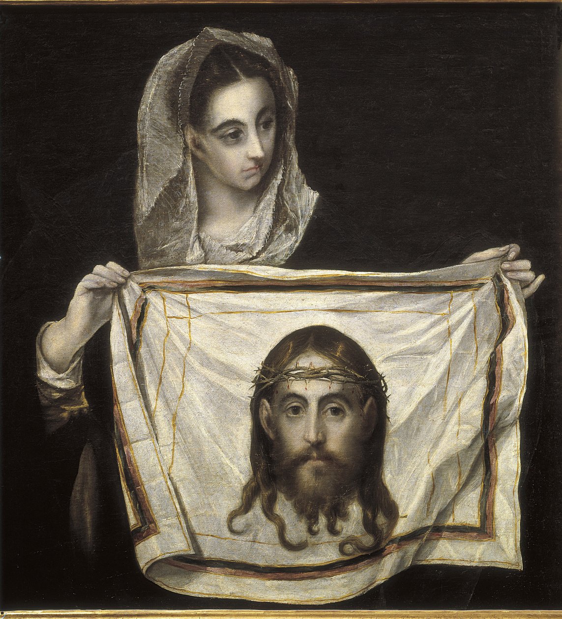 Die heilige Veronika und das Schweißtuch von El Greco