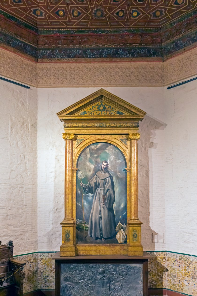 St. Bernhardin von Siena von El Greco