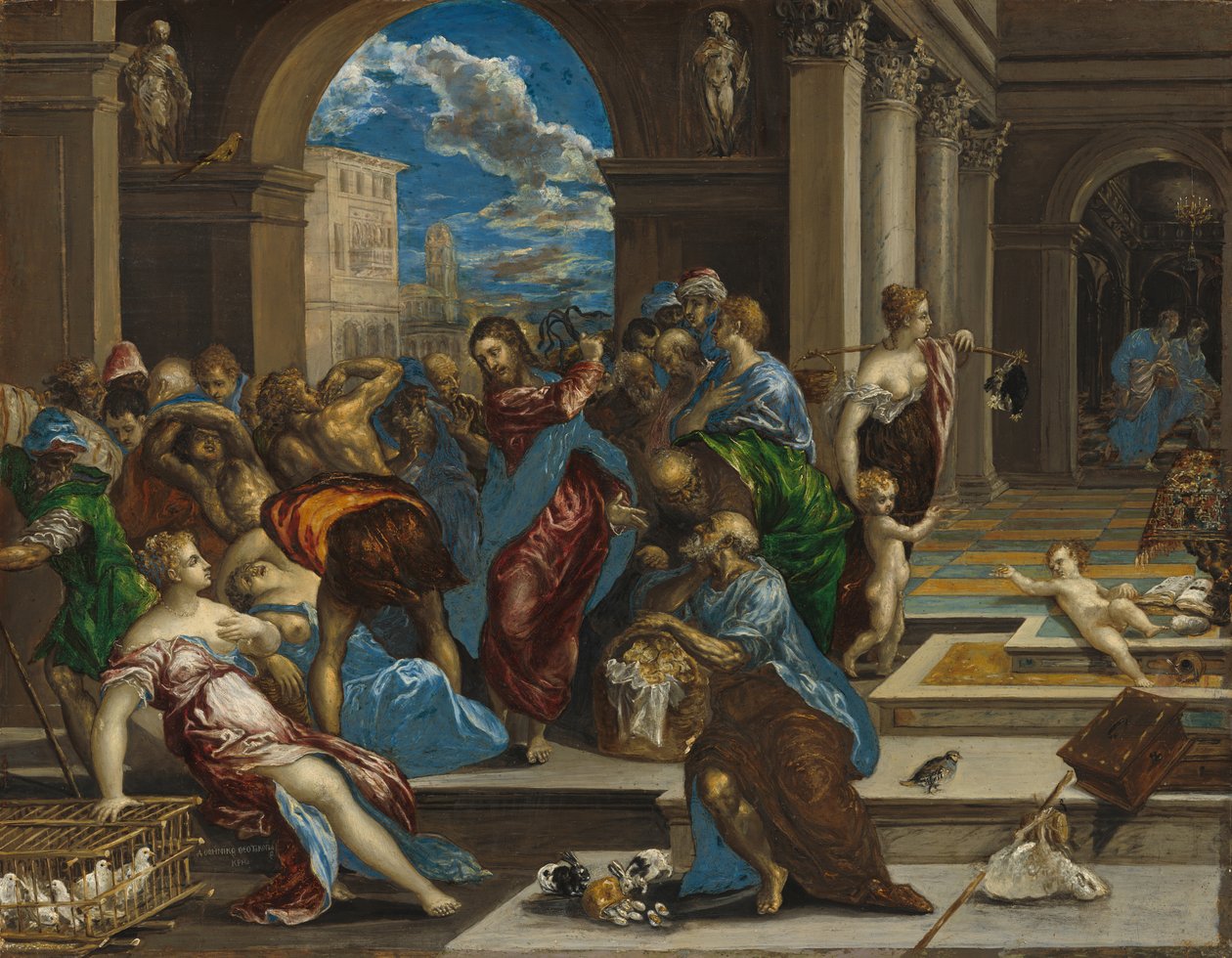 Christus reinigt den Tempel von El Greco