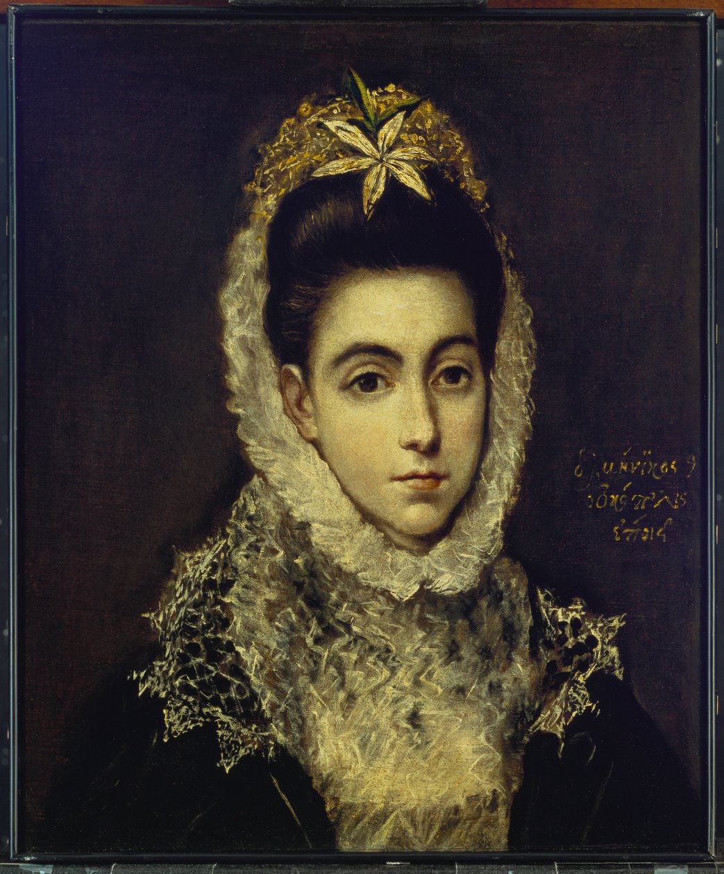 Porträt einer jungen Dame von El Greco