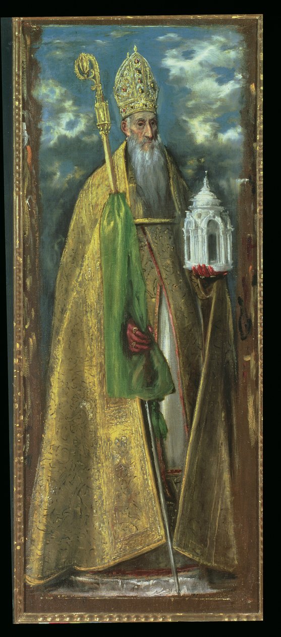 Heiliger Augustinus von Hippo (354-430) 1590 von El Greco