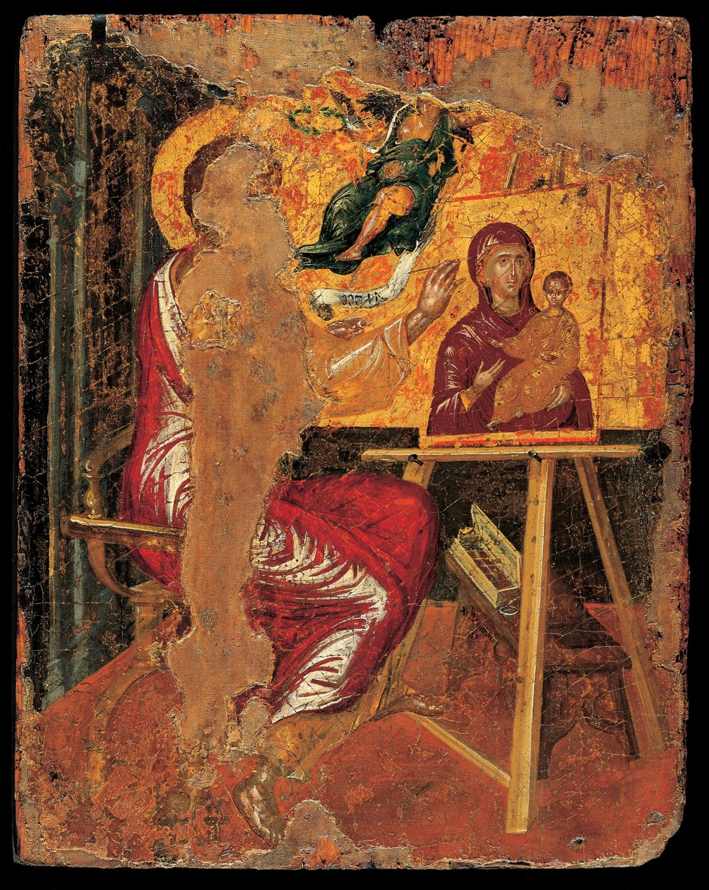 Der heilige Lukas malt die Jungfrau von El Greco