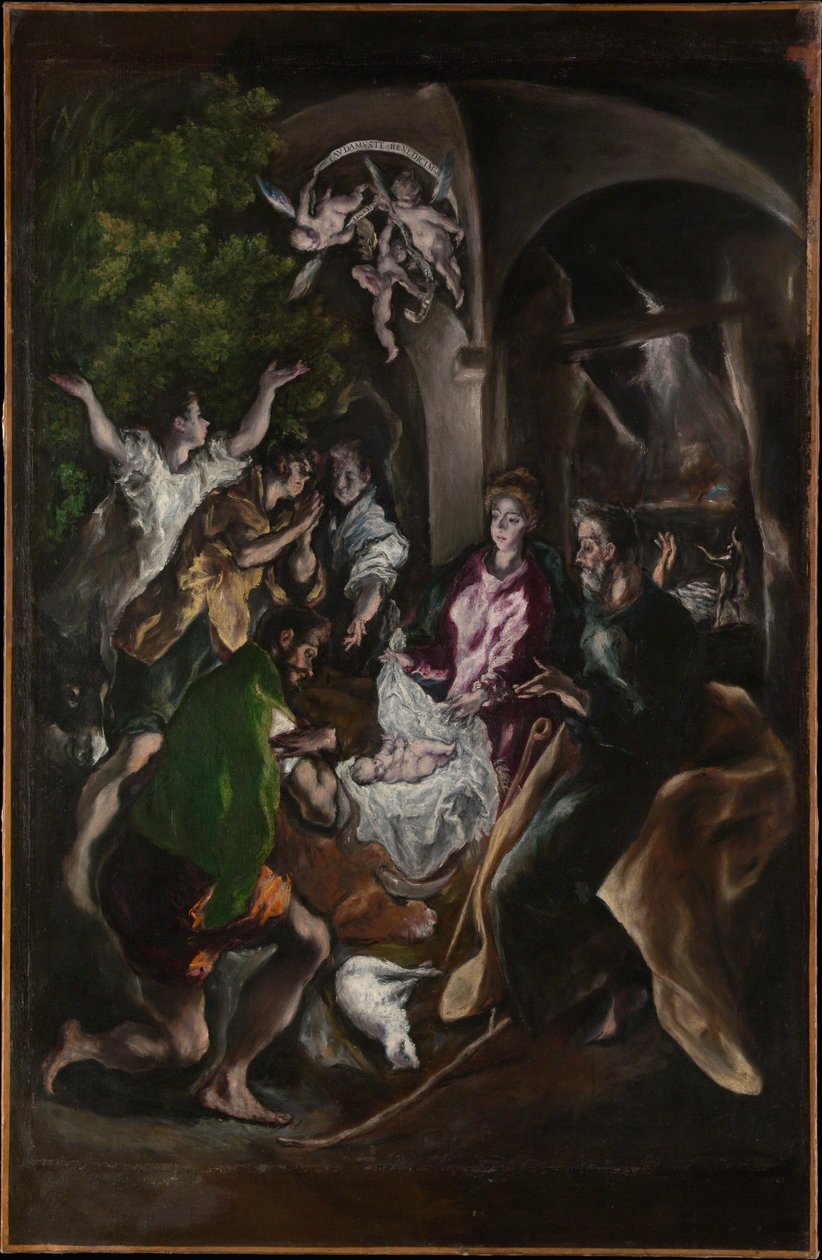 Die Anbetung der Hirten, ca. 1605-10 von El Greco