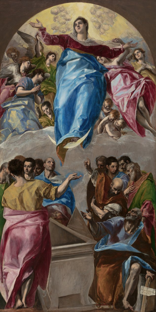Die Himmelfahrt der Jungfrau von El Greco