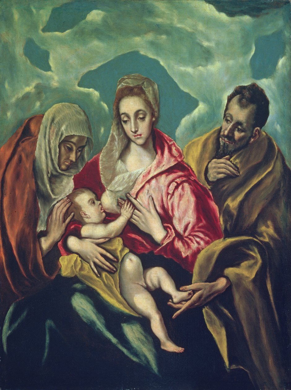 Die Heilige Familie mit St. Elisabeth von El Greco