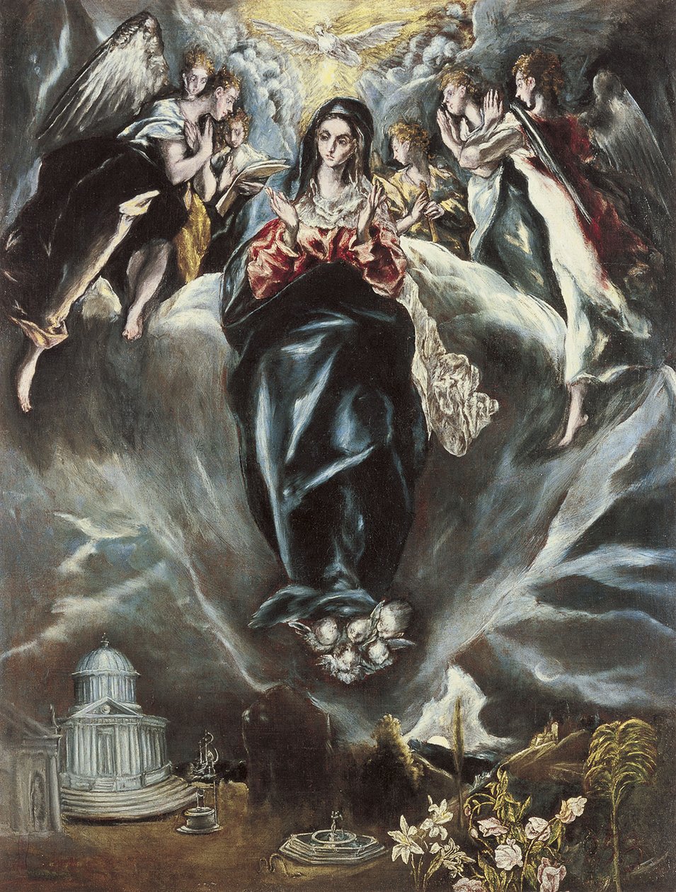 Die Unbefleckte Empfängnis, ca. 1608-1614 von El Greco