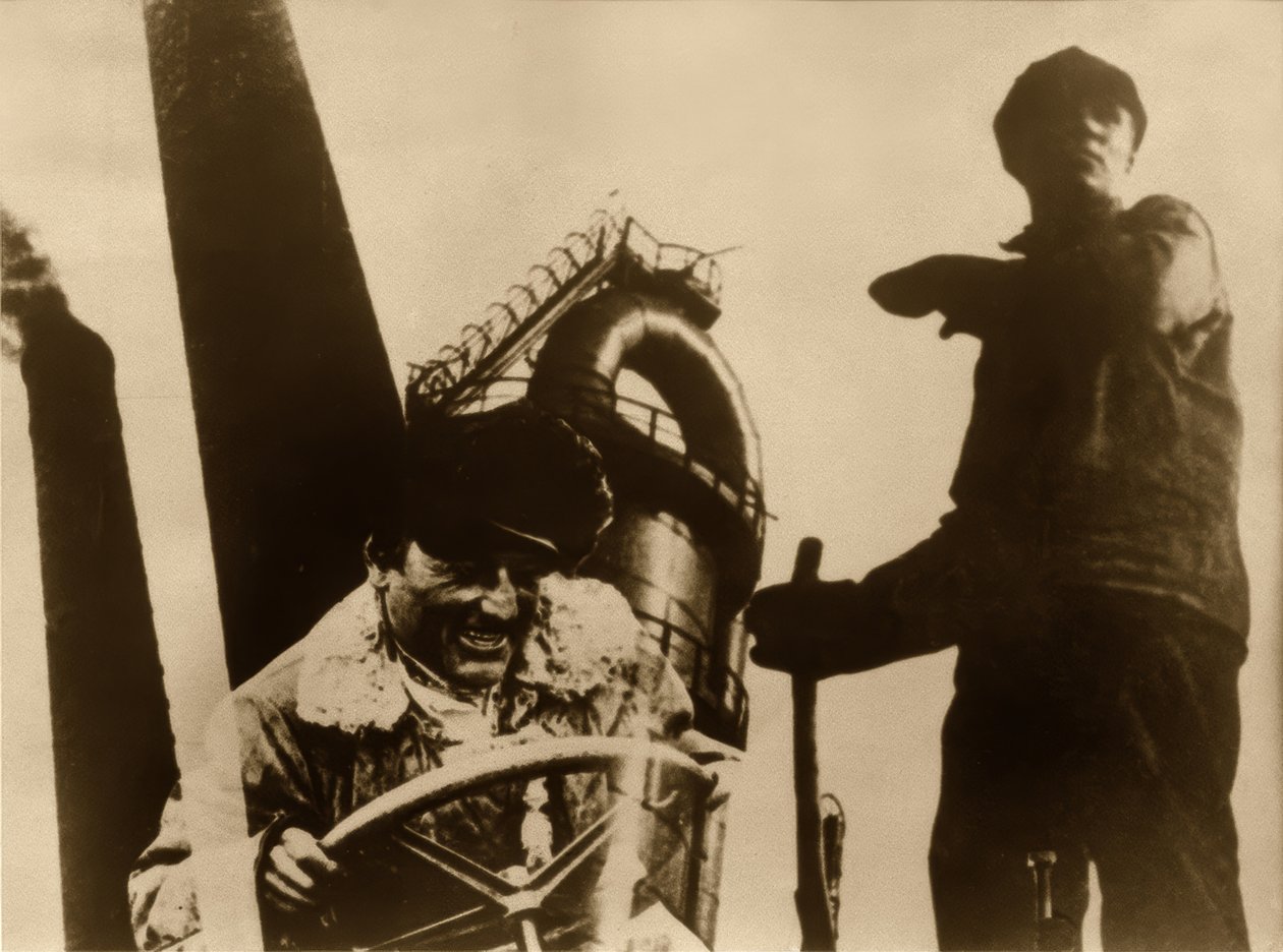 Arbeiter und Schornsteine von Eliezer Markowich Lissitzky