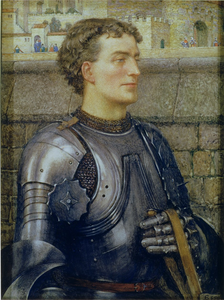 Ein Ritter in Rüstung von Eleanor Fortescue Brickdale