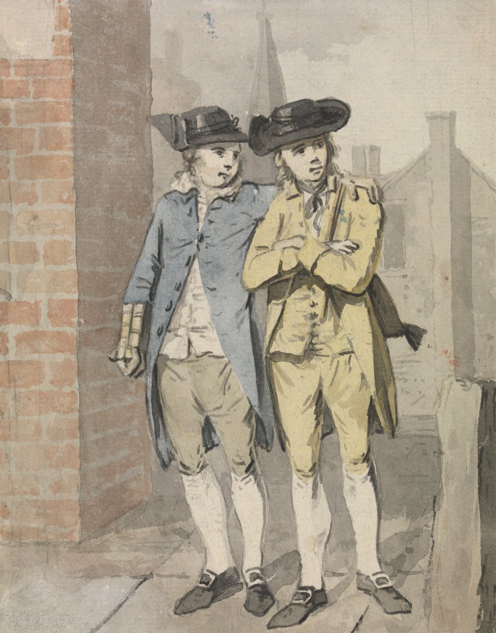 Zwei Schuljungen von Elias Martin