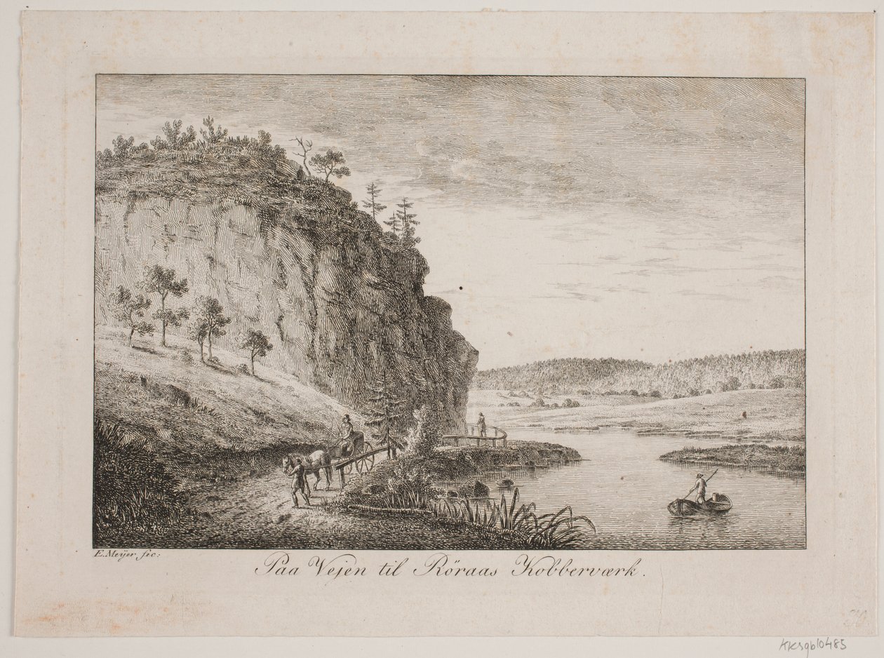 Auf dem Weg zum Røraas-Kupferwerk von Elias Meyer