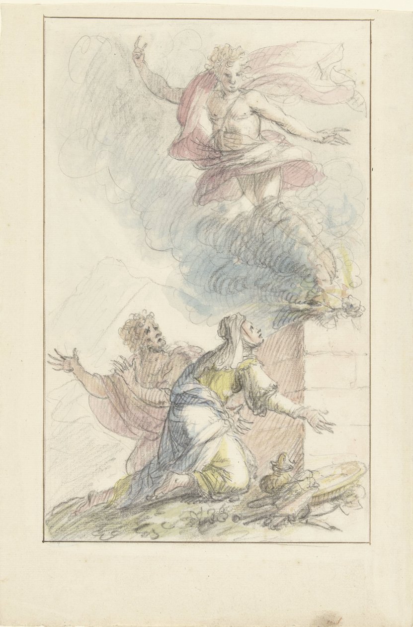 Das Opfer von Manoach von Elias van Nijmegen