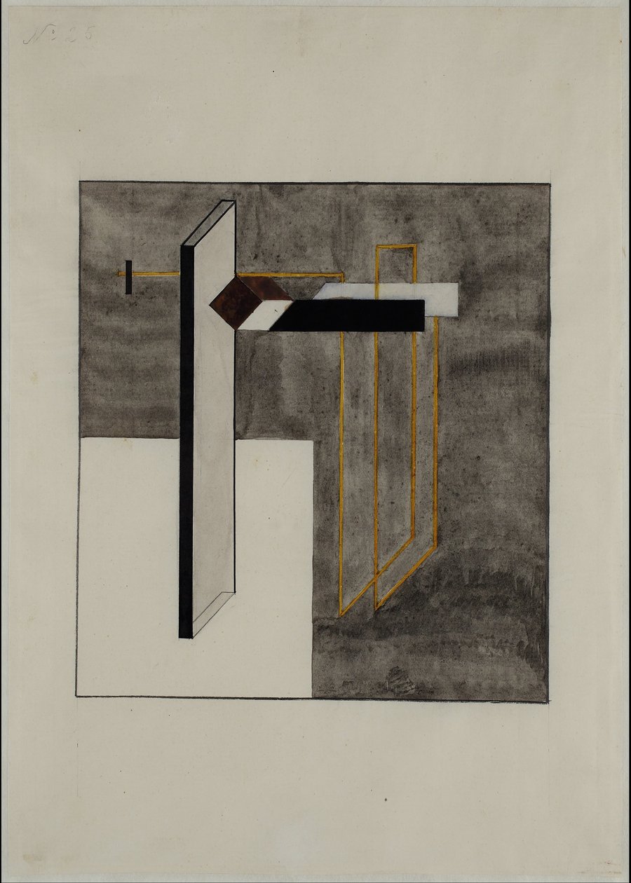 Proun 4B von Eliezer Markowich Lissitzky
