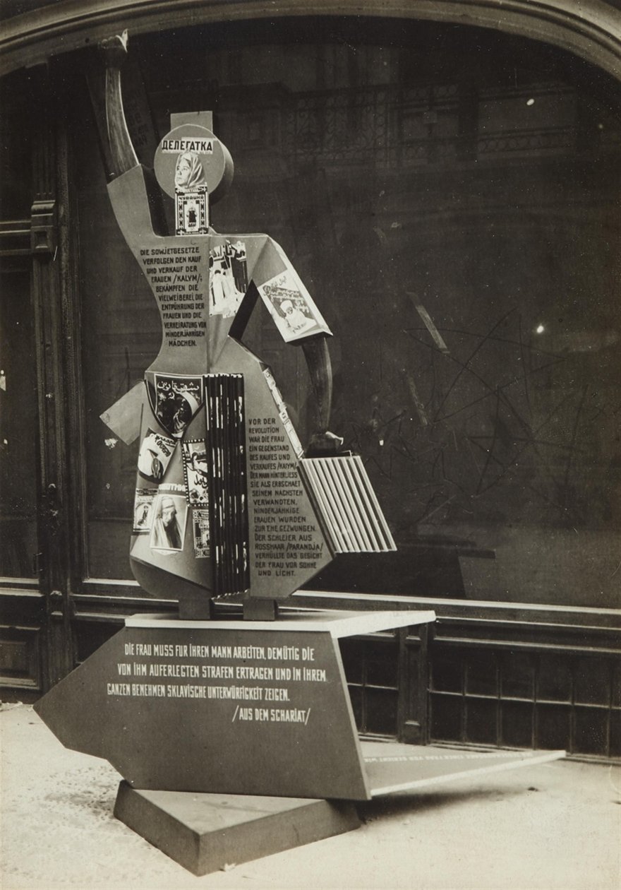 Die Frau und die Presse, 1928 von Eliezer Markowich Lissitzky