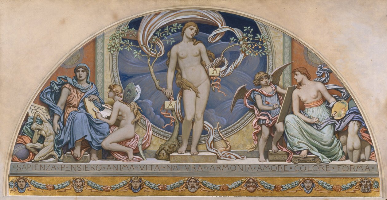 Rom Vertreter der Künste von Elihu Vedder