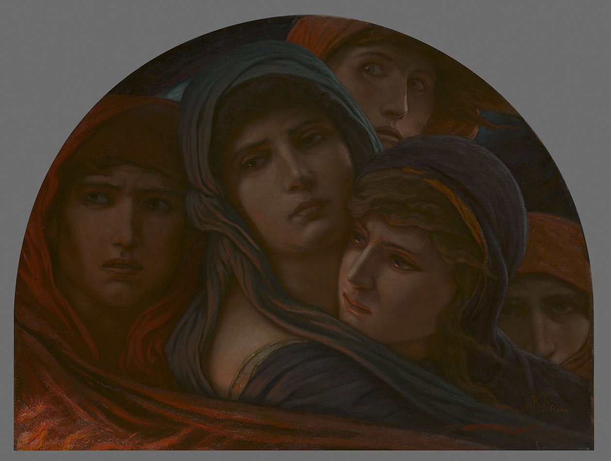 Ein Blick in die Hölle oder Angst von Elihu Vedder