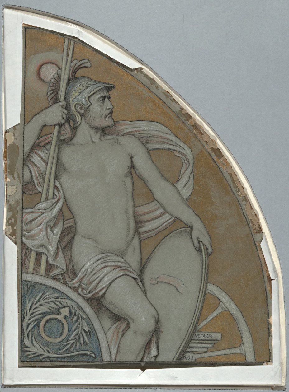 Cartoon für Mars von Elihu Vedder