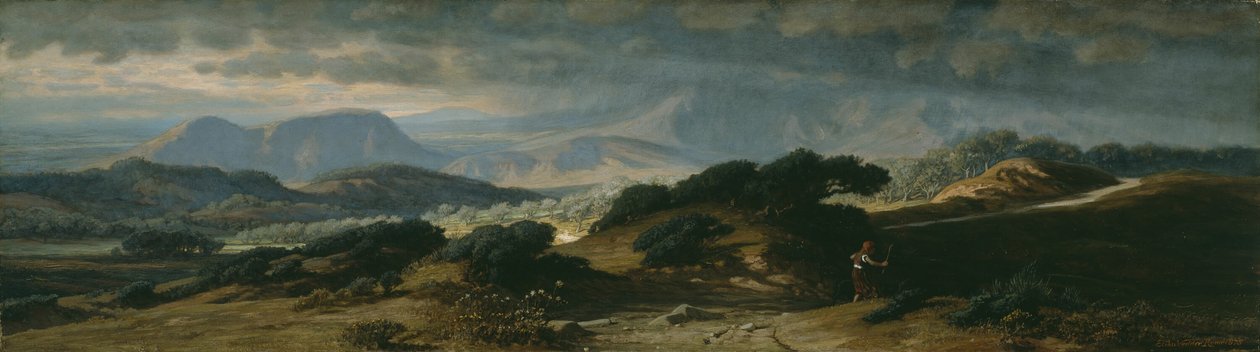 Sturm in Umbrien von Elihu Vedder