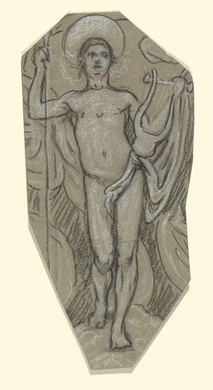 Studie für Apollo von Elihu Vedder