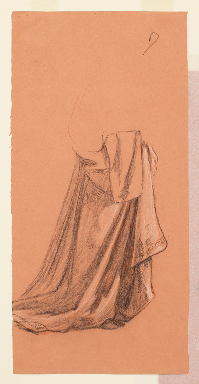 Studie für "Hochzeitsprozession" von Elihu Vedder