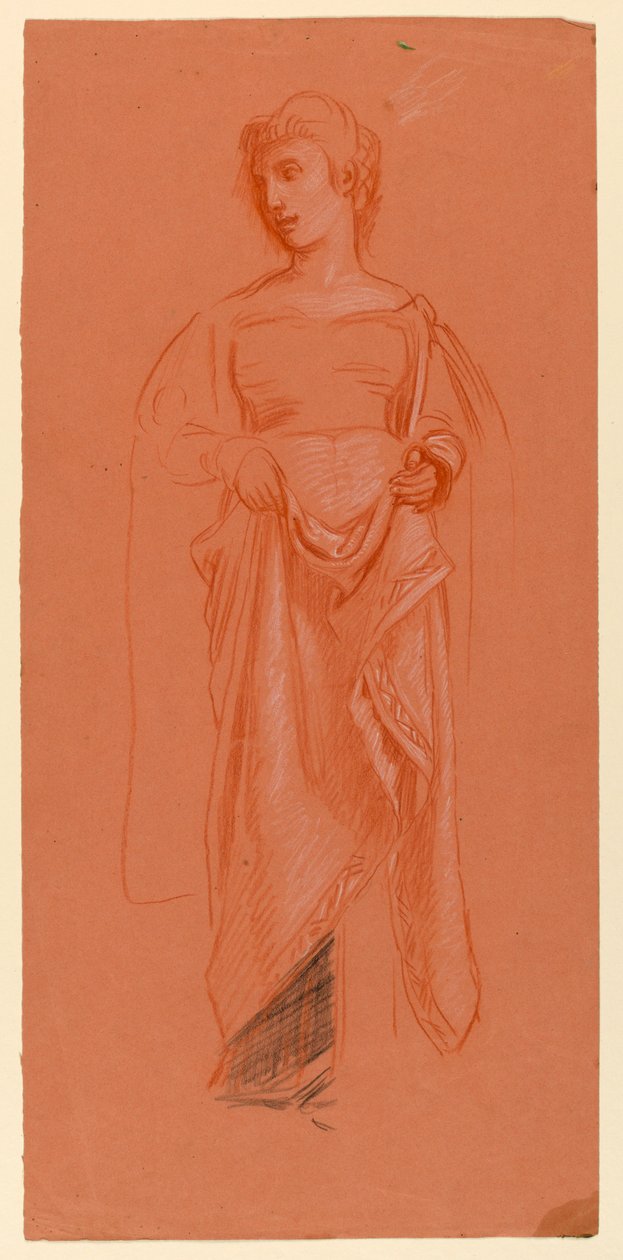 Studie für "Hochzeitsprozession" von Elihu Vedder