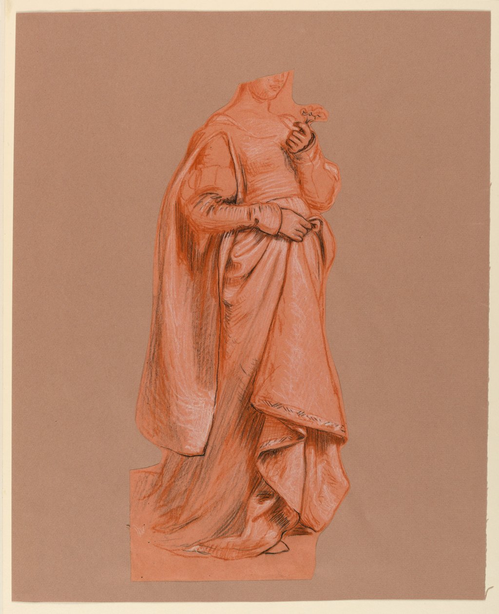 Studie für "Hochzeitsprozession" von Elihu Vedder