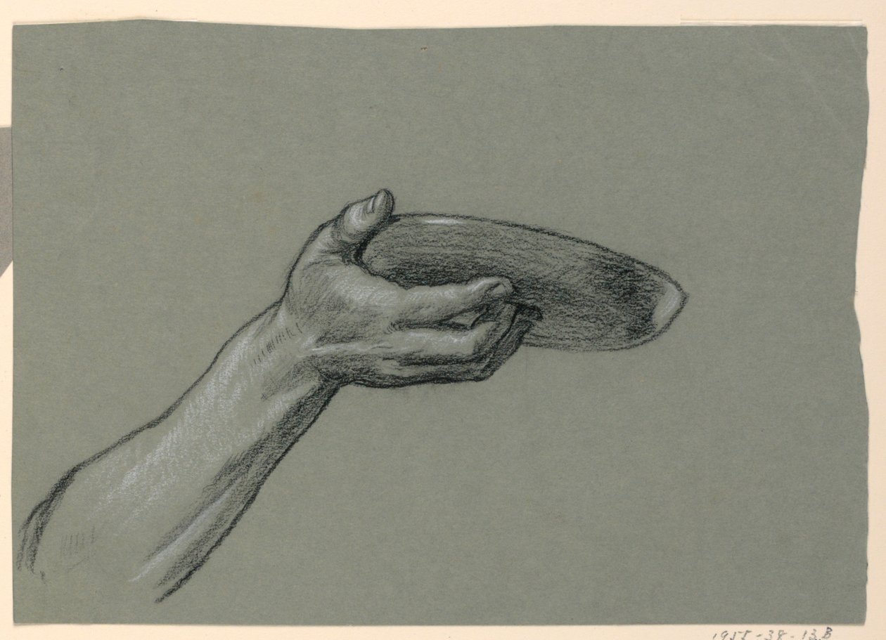 Studie eines Arms von Elihu Vedder