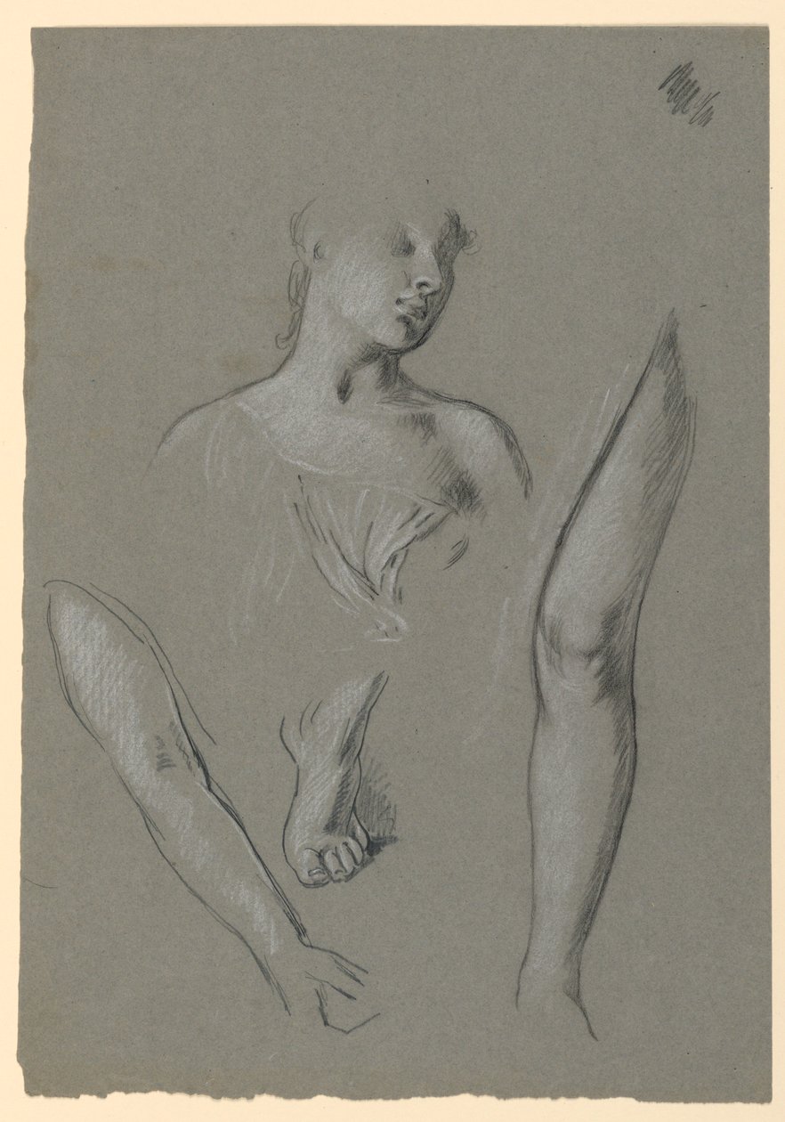 (Detail) Figurenstudien von Elihu Vedder
