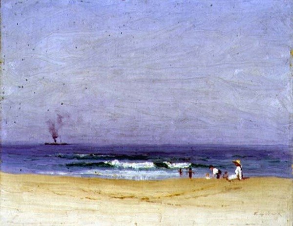 Am Strand von Elioth Gruner