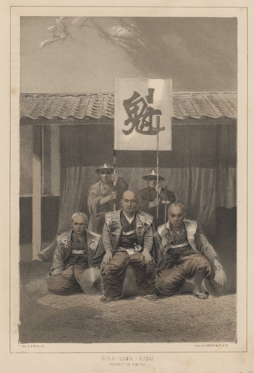 Kura-Kawa-Kahai, Präfekt von Simoda, 1855 von Eliphalet Brown