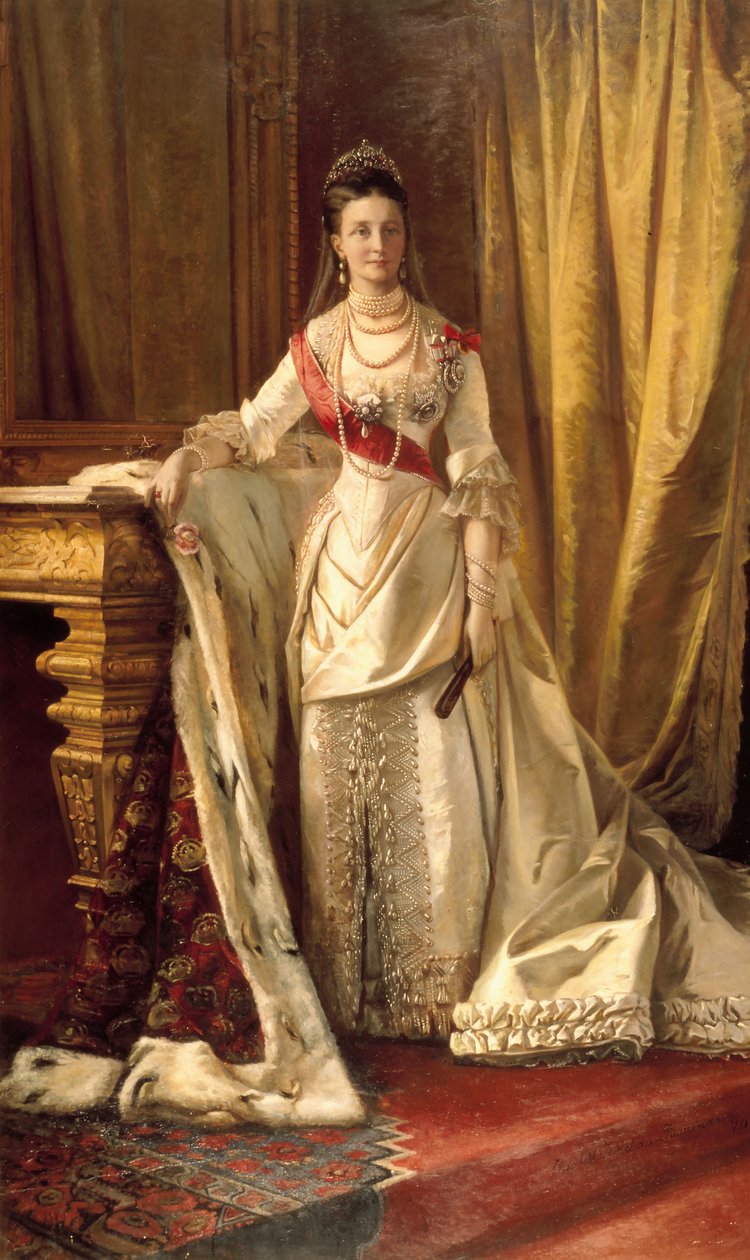 Porträt von Louise von Hessen-Kassel von Elisabeth Jerichau Baumann