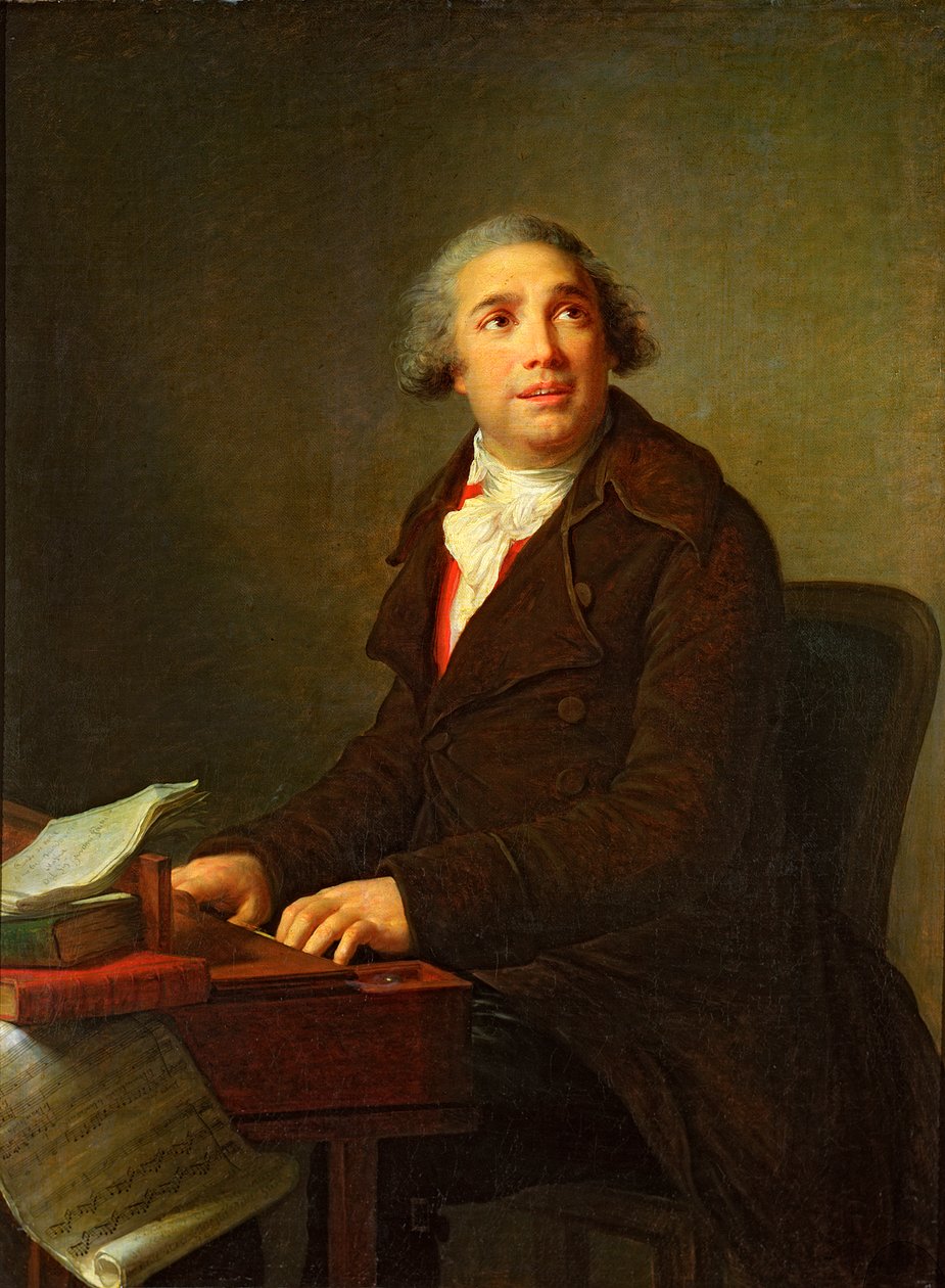Giovanni Paesiello (1740-1816) von Elisabeth Louise Vigee Lebrun