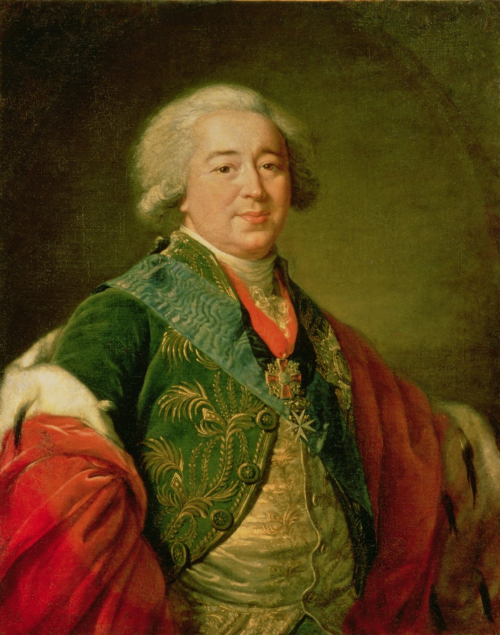 Porträt von Prinz Alexander Borisovich Kurakin (1752-1818), 1797 von Elisabeth Louise Vigee Lebrun