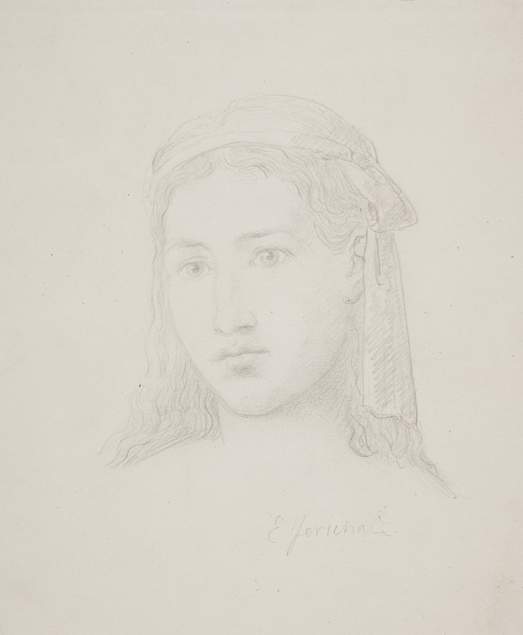 Frauenkopf von Elisabeth Jerichau Baumann