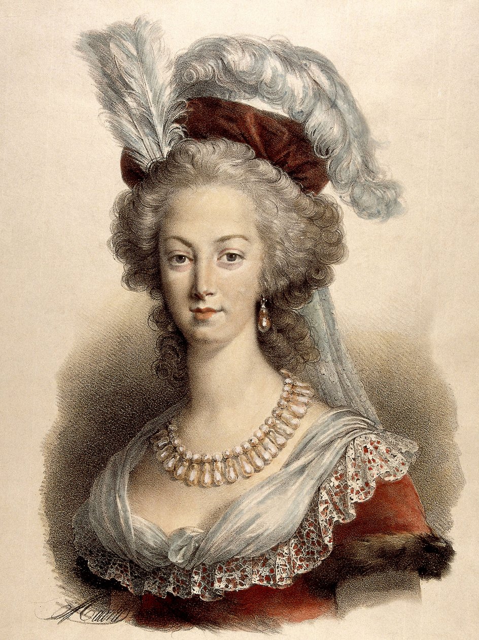 Königin Marie Antoinette von Elisabeth Louise (after) Vigee Lebrun