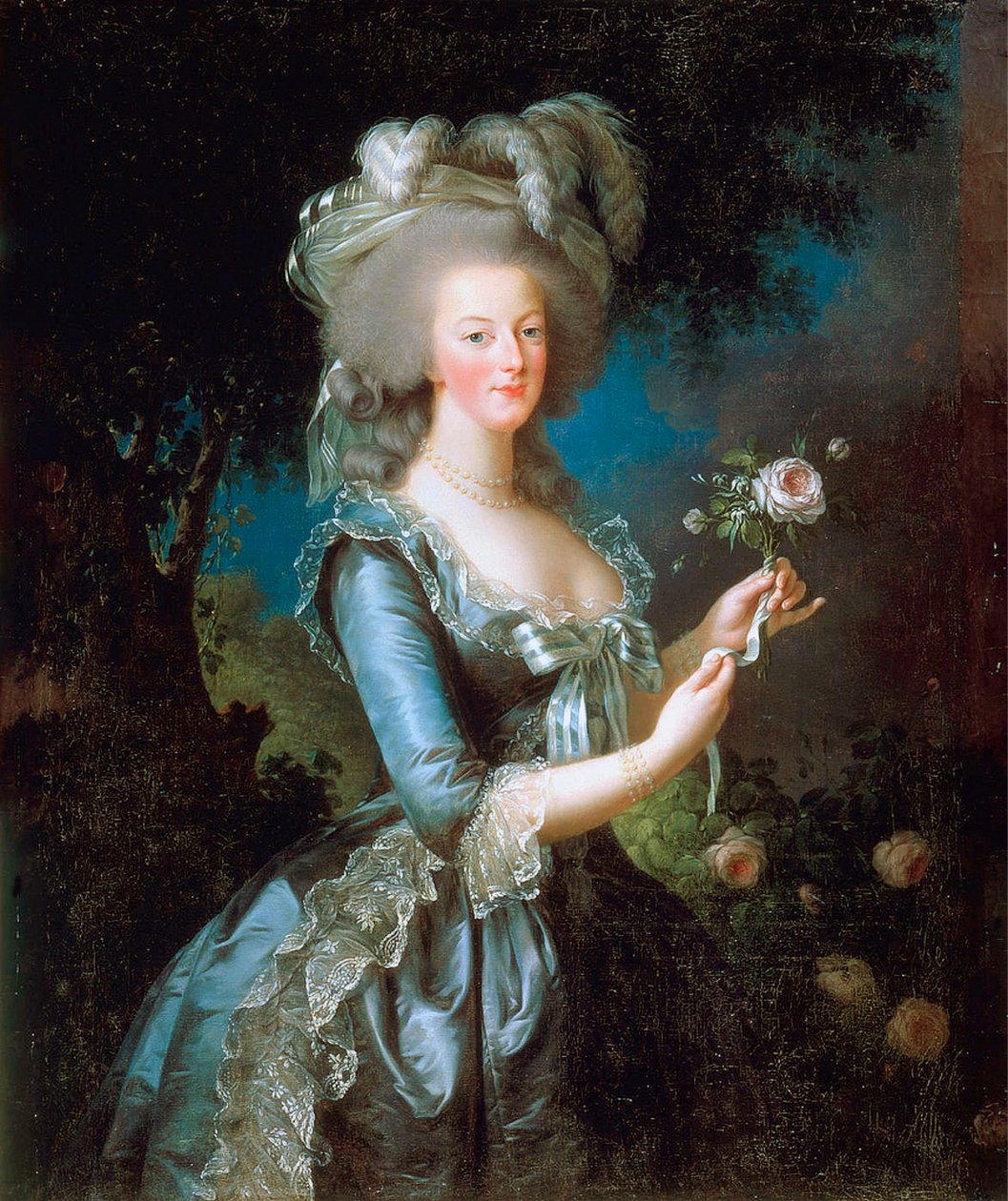 Marie Antoinette à la Rose, 1783 von Elisabeth Louise Vigee Lebrun