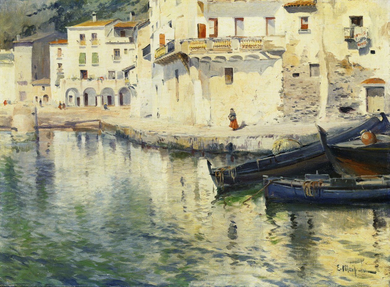 Der Hafen von Cadaques von Eliseu Meifren i Roig