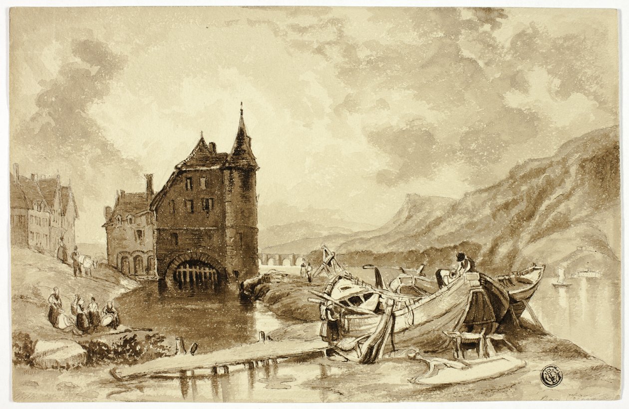 Fischerboote in der Nähe von Greves von Elizabeth Murray