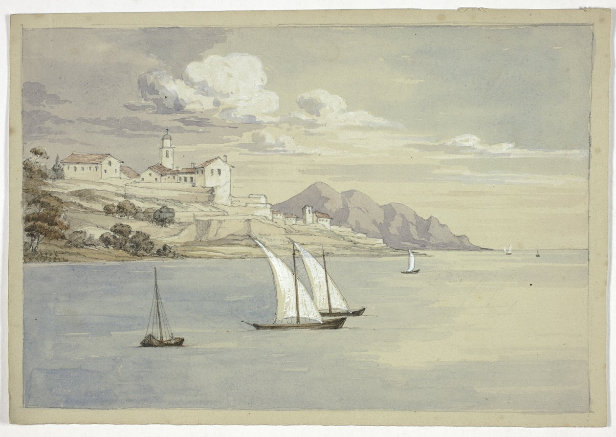 Portofino vom Meer, Genua von Elizabeth Murray