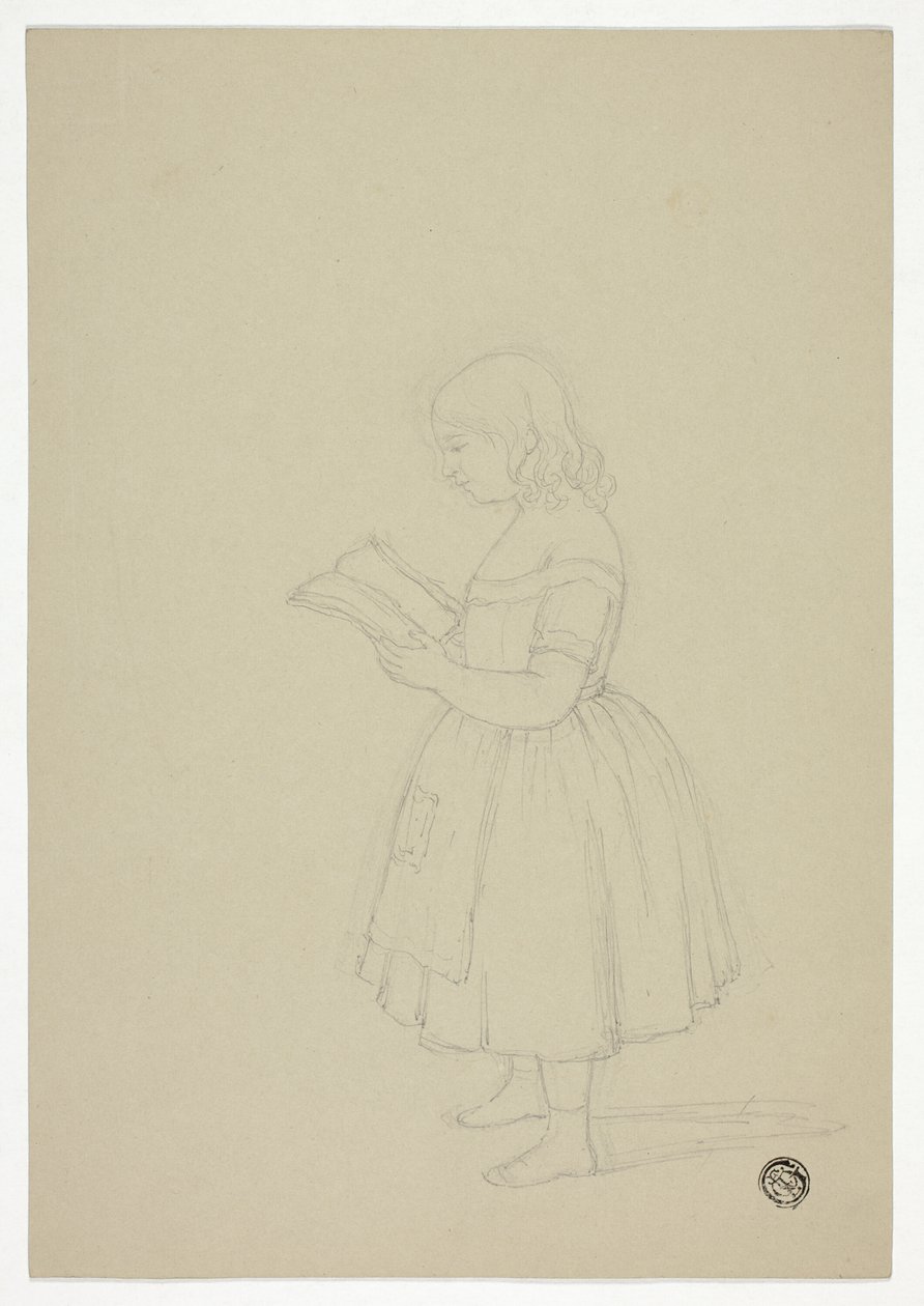 Junges Mädchen beim Lesen von Elizabeth Murray